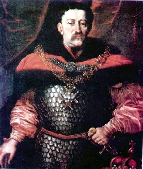 unknow artist Portrait of John III Sobieski. Sweden oil painting art